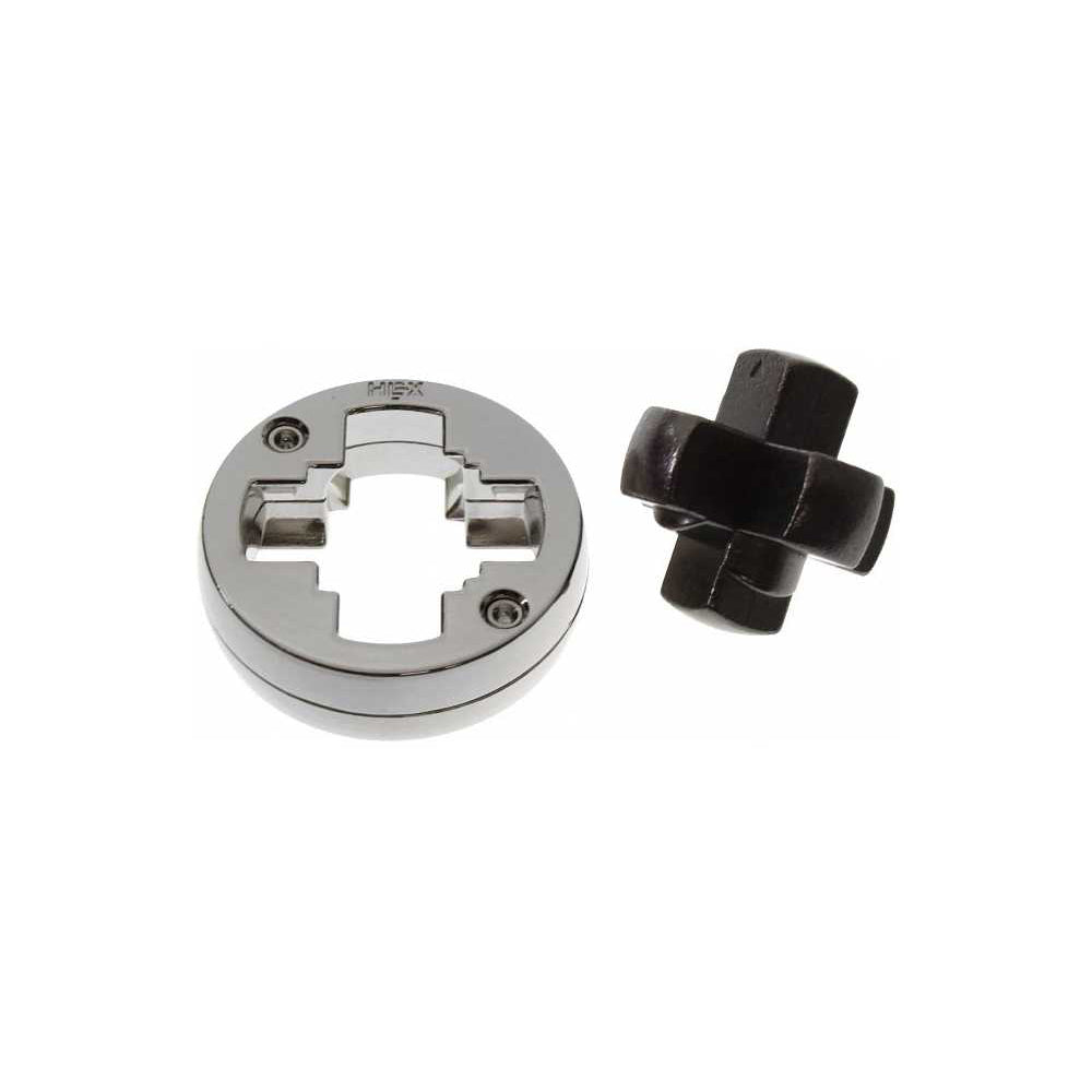 Puzzle Huzzle Cast Hex en métal démonté