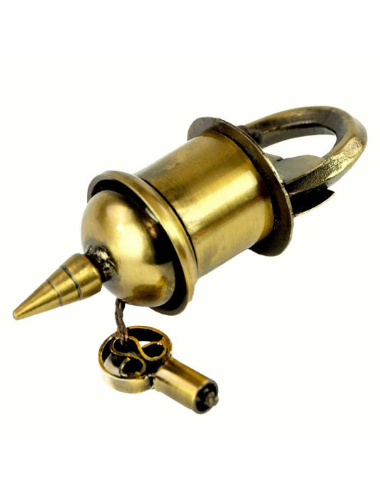 Amaravati Puzzle Lock – Cadenas-Puzzle métal artisanal | Serrure énigmatique & défi logique Logica