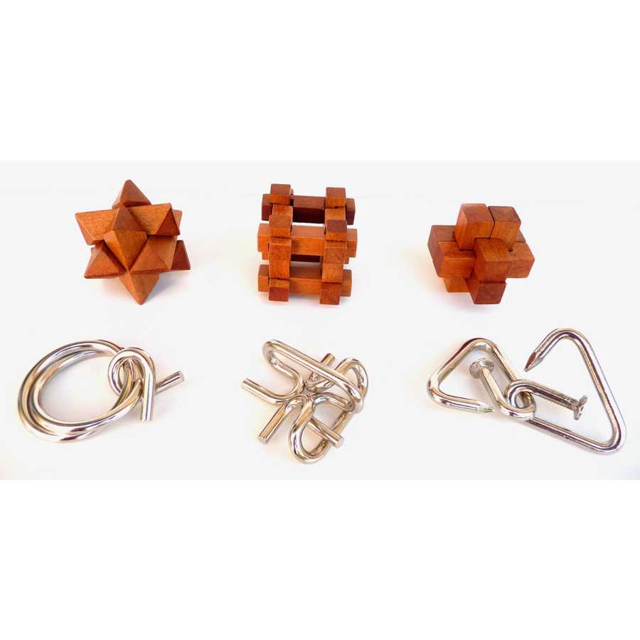 Puzzle en bois de la série Leonardo da Vinci démonté