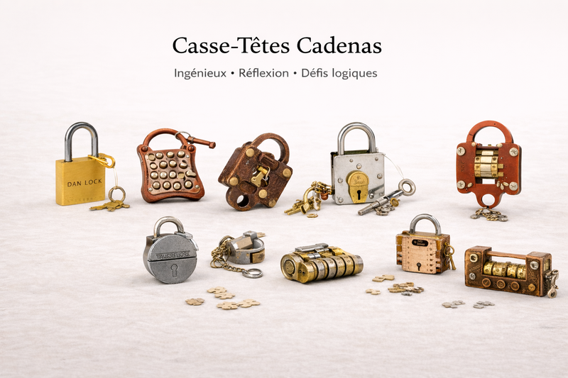 Casse-Têtes Cadenas – Jeux de Réflexion & Défis de Logique