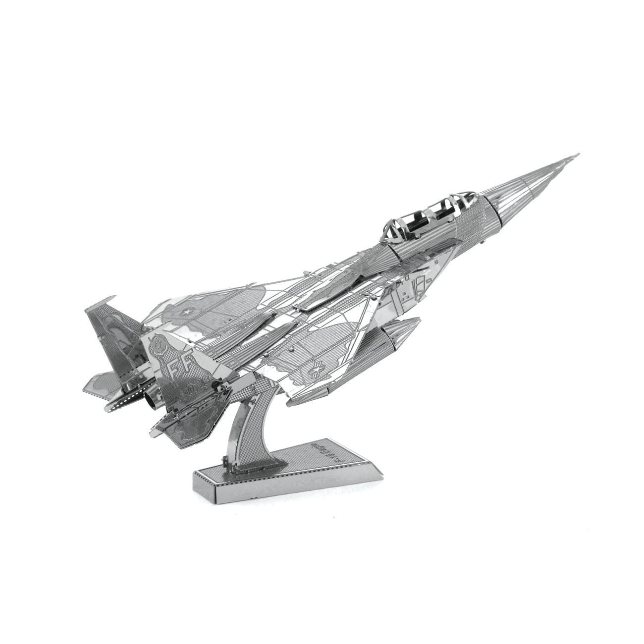 Maquette 3D Metal Earth F-15 Eagle en acier inoxydable
