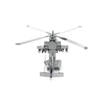 Puzzle 3D métallique aviation militaire – AH-64 Apache
