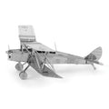 Maquette 3D Metal Earth DH82 Tiger Moth en acier inoxydable
