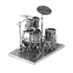 Maquette Metal Earth drum set – objet décoratif musical