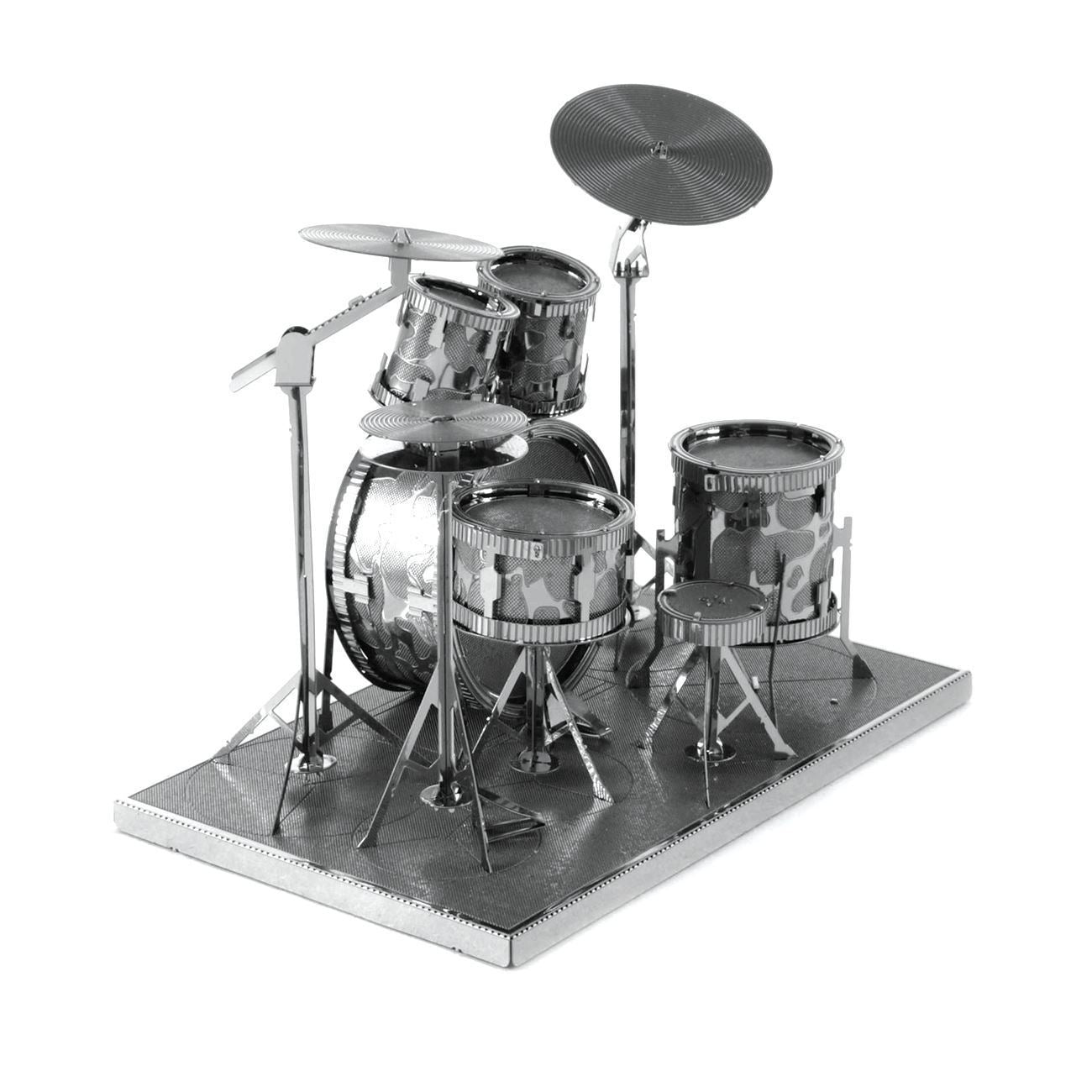 Maquette Metal Earth drum set – objet décoratif musical