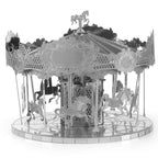 Maquette 3D Metal Earth carrousel Merry Go Round en métal
