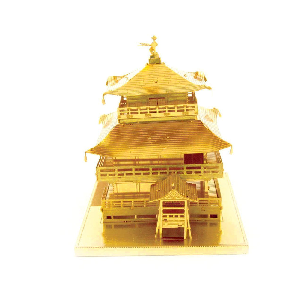 Puzzle 3D Metal Earth architecture japonaise dorée
