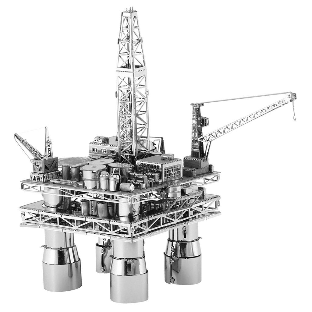 Coffret Metal Earth offshore oil rig et oil tanker en métal
