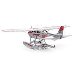 Maquette 3D Metal Earth Cessna 182 Floatplane en métal
