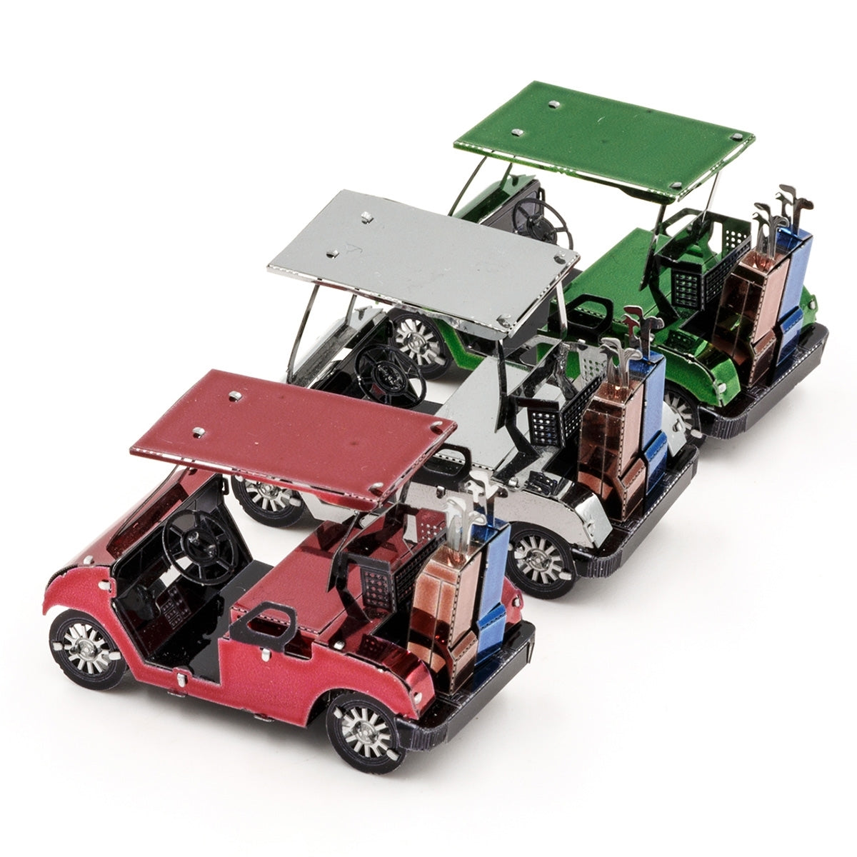 Puzzle 3D métal golf cart miniature à assembler
