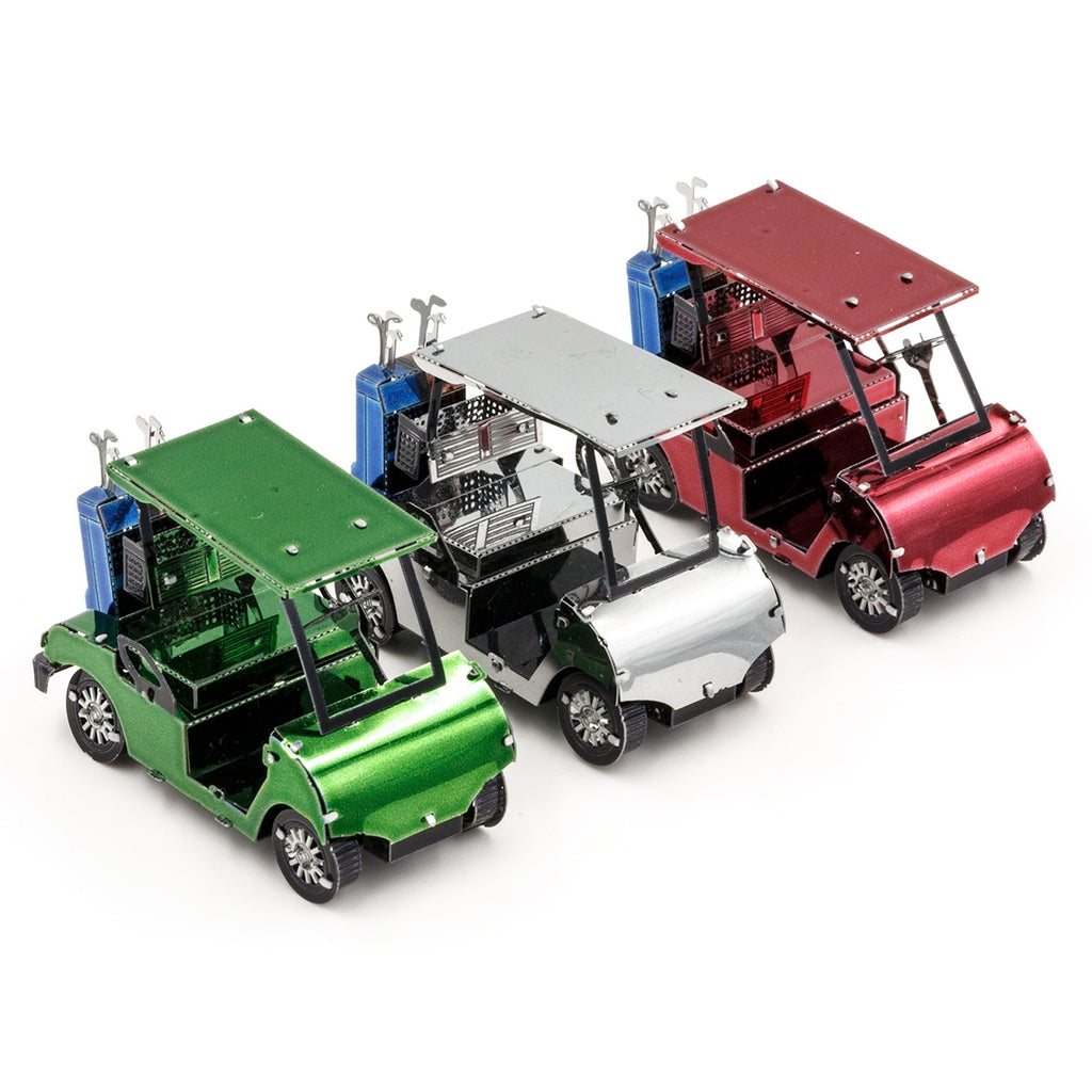 Set Metal Earth golf cart décoration miniature
