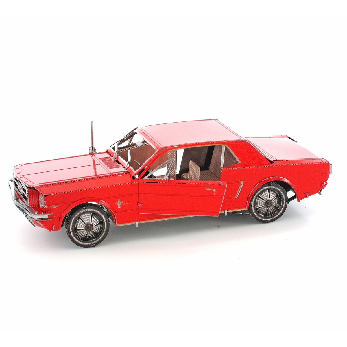 Maquette 3D Metal Earth Ford Mustang 1965 rouge en métal