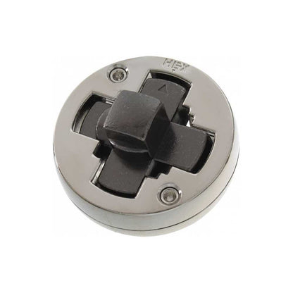 Casse-tête métal Huzzle Cast Hex Hanayama assemblé
