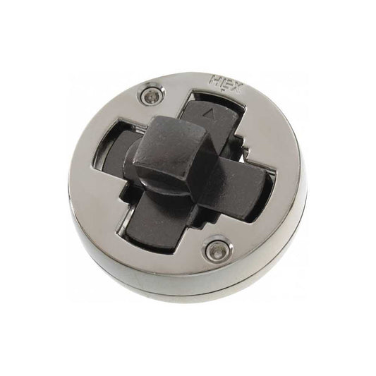 Casse-tête métal Huzzle Cast Hex Hanayama assemblé
