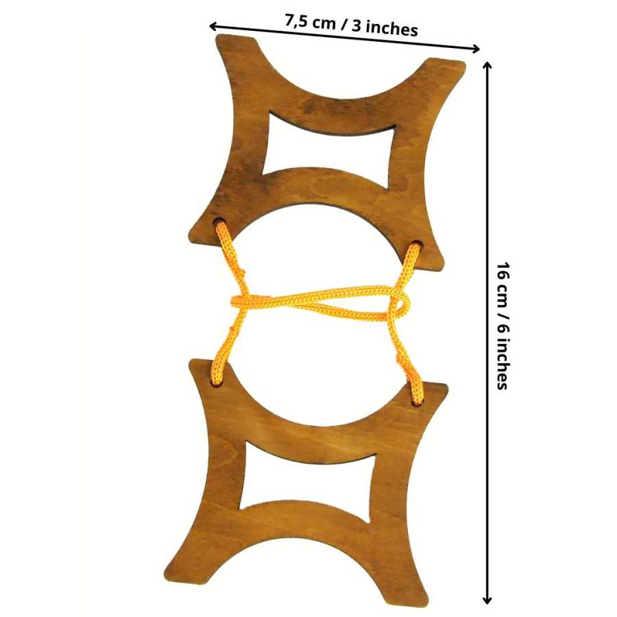 Détail du système de cordes du puzzle Zodiaque Gémeaux
