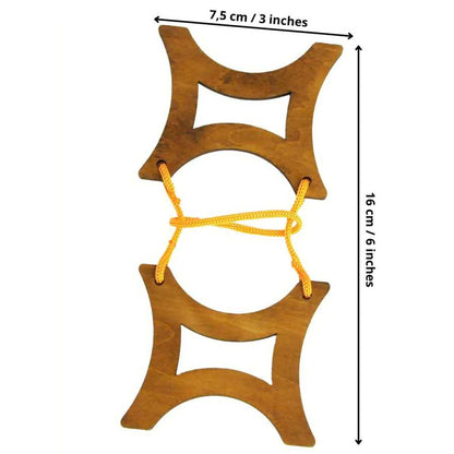 Détail du système de cordes du puzzle Zodiaque Gémeaux

