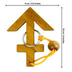 Détail du système de cordes du puzzle Zodiaque Sagittaire

