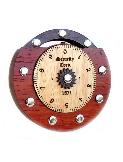 Cadenas-casse-tête Lucchetto 064 en bois naturel
