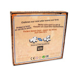 Valisette ouverte avec dix puzzles métalliques
