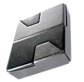 Huzzle Cast Diamond, casse-tête en métal Hanayama niveau 1
