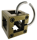 Huzzle Cast Box, casse-tête en métal Hanayama niveau 2
