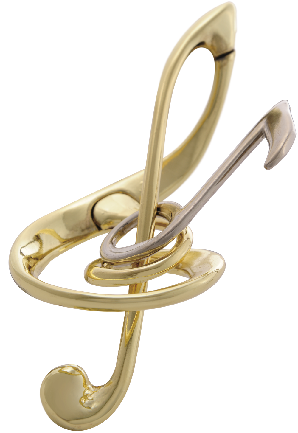 Huzzle Cast Harmony, casse-tête en métal Hanayama niveau 2