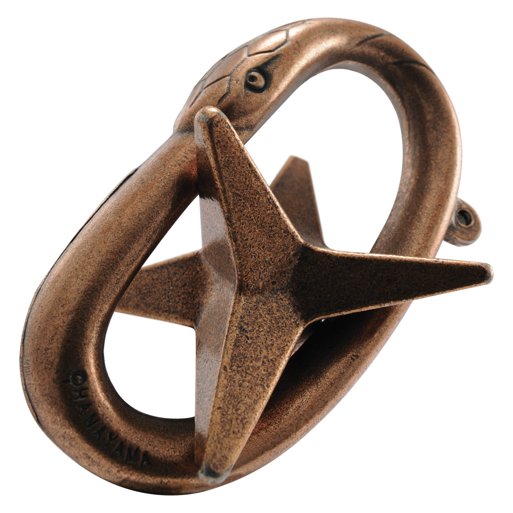 Huzzle Cast Star, casse-tête en métal Hanayama niveau 3