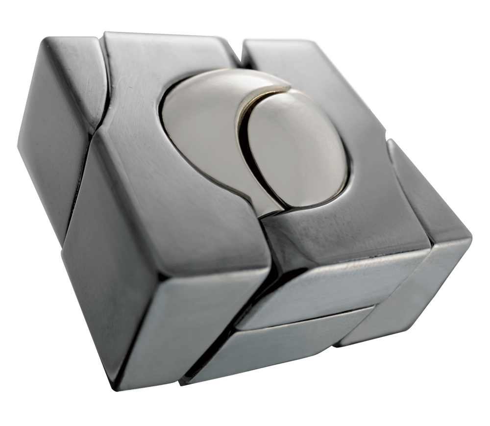 Huzzle Cast Marble, casse-tête en métal Hanayama niveau 4
