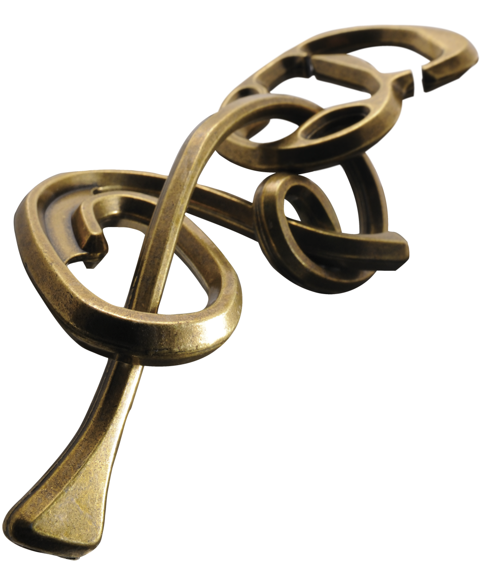 Huzzle Cast Enigma, casse-tête en métal Hanayama niveau 6