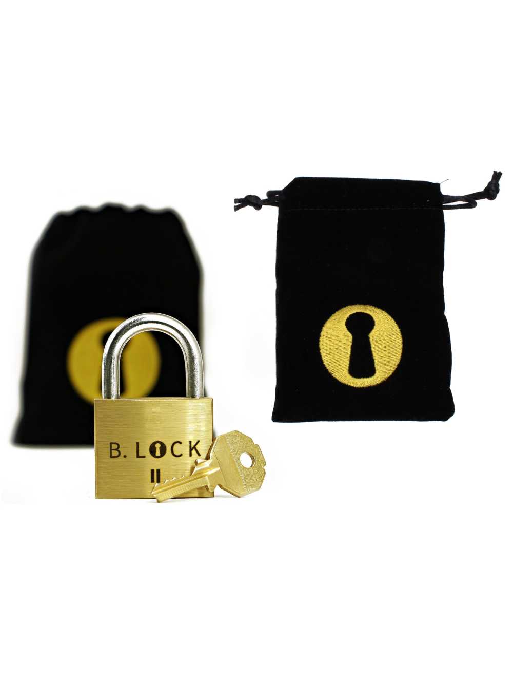 cadenas puzzle b-lock ii en métal, objet de collection industriel