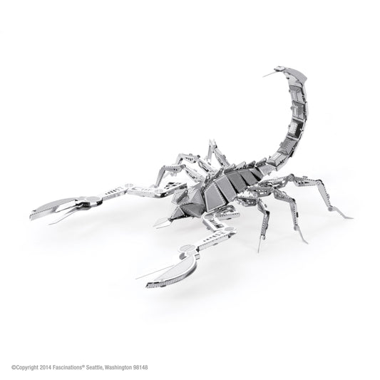Maquette Metal Earth Scorpion, modèle 3D en métal découpé au laser à assembler