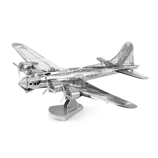 Maquette Metal Earth B-17 Flying Fortress, modèle 3D en métal découpé au laser à assembler