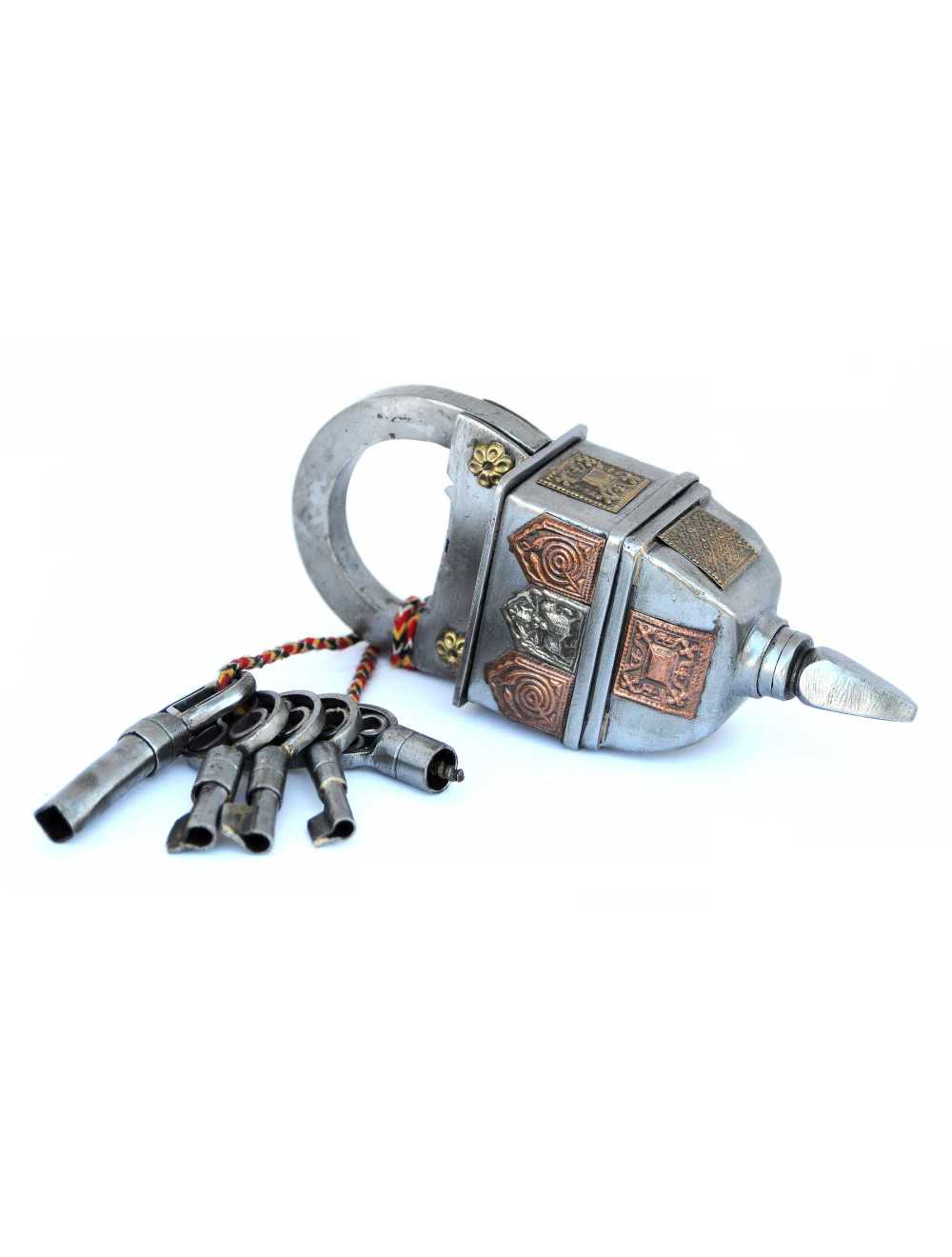 Serrure Puzzle 5 Clés – Cadenas-Puzzle métal artisanal | Déf i & coffre-énigme