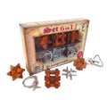 Coffret 6-en-1 Leonardo Puzzles avec trois puzzles en bois et trois en métal
