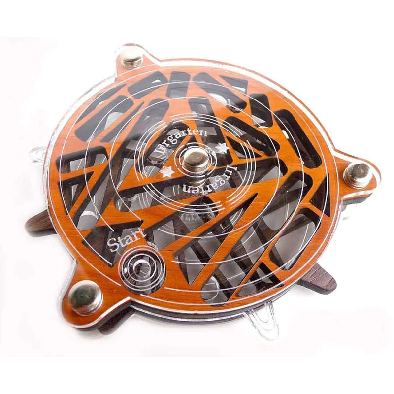 Le Labyrinthe Irrgarten en bois et plexiglas – puzzle mécanique à niveaux