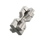 Casse-tête métal Huzzle Cast Hourglass Hanayama assemblé
