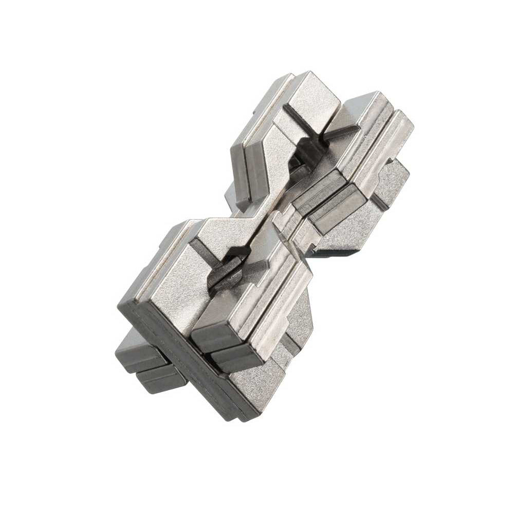 Casse-tête métal Huzzle Cast Hourglass Hanayama assemblé
