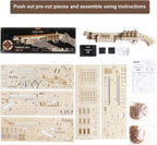 Fusil mécanique en bois Terminator M870 – assemblage sans colle