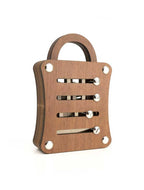 puzzle lock en métal massif sans clé, cadenas mécanique traditionnel