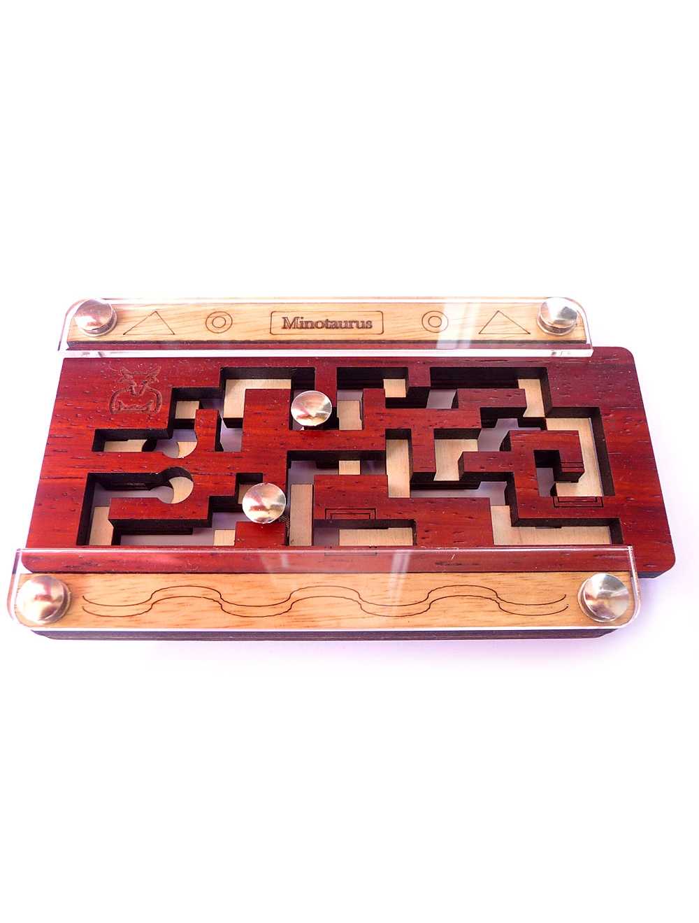 Le Minotaure labyrinthe mécanique en bois – puzzle extrême à double niveau