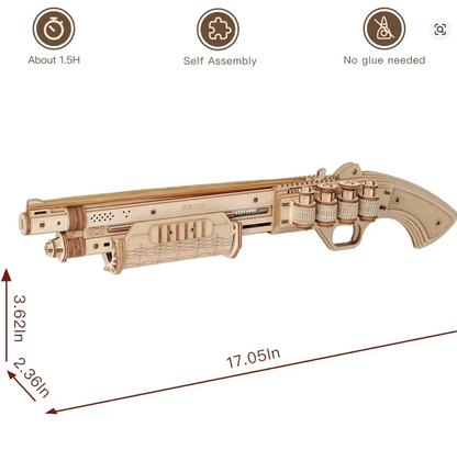 Revolver Corsac M60 maquette en Bois