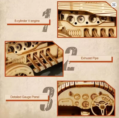 Kit DIY voiture vintage / mécanique
