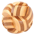 Casse-tête Bambou Sphère – puzzle bois naturel