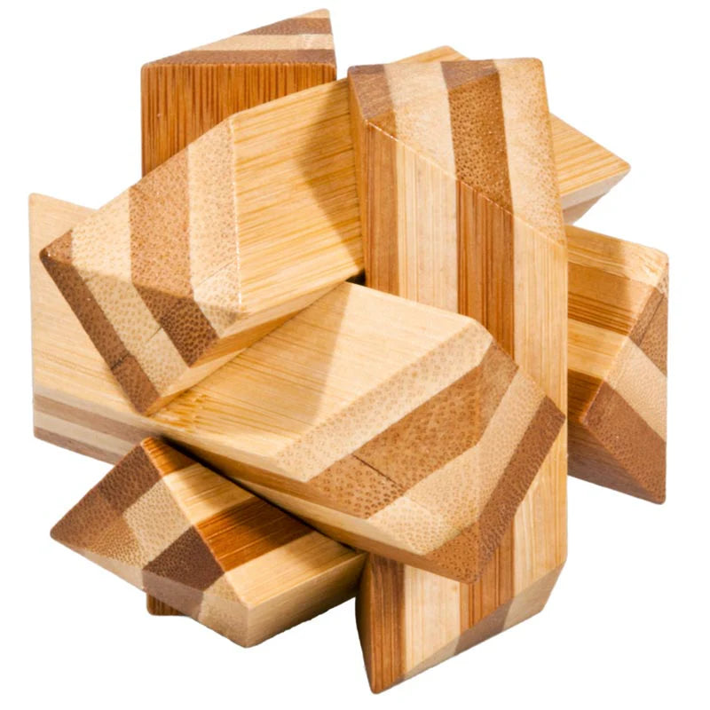 Casse-tête Bambou Entrelacs – puzzle bois naturel