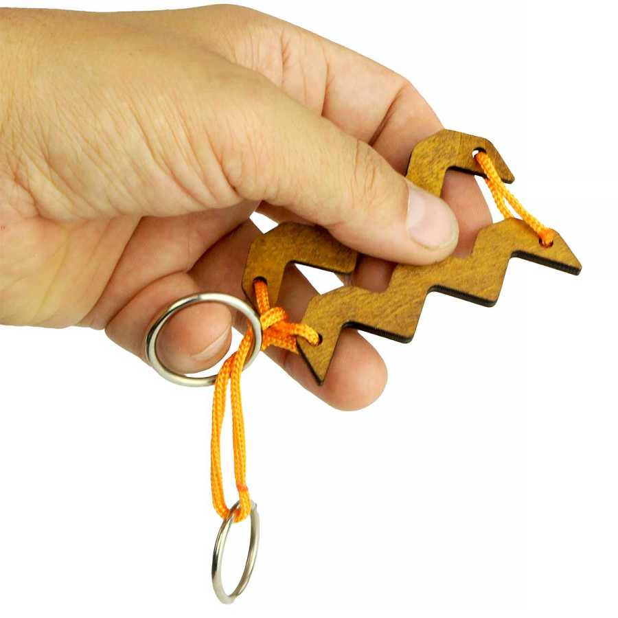 Casse-tête Zodiaque Verseau manipulé à la main
