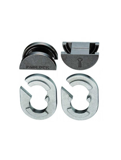 Détail des pièces elliptiques du puzzle Il Lucchetto
