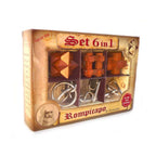 Ensemble de casse-têtes en bois et en métal série Leonardo
