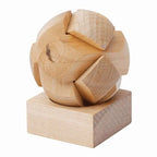 Ball Puzzle – casse-tête sphère en bois 6 pièces, puzzle de logique et de dextérité