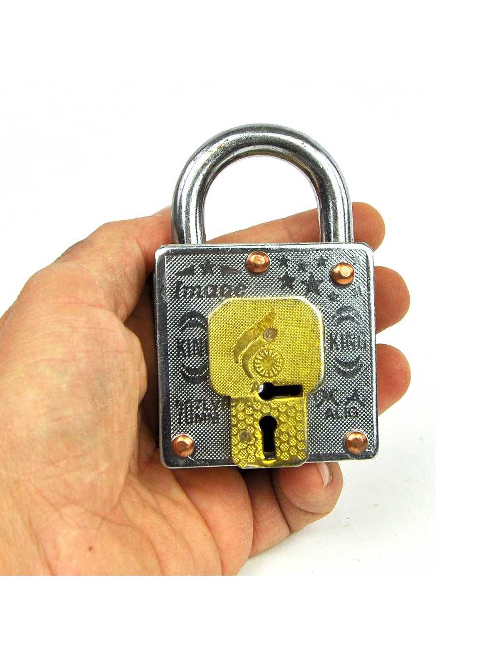 Bangalore Puzzle Lock – Cadenas-Puzzle métal artisanal | Serrure énigmatique & défi mécanique Logica