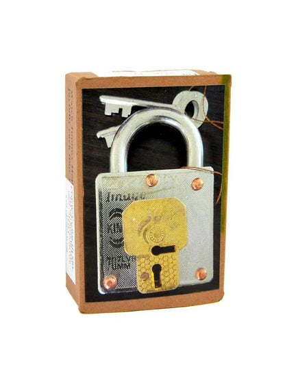 Bangalore Puzzle Lock – Cadenas-Puzzle métal artisanal | Serrure énigmatique & défi mécanique Logica